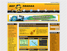 Tablet Screenshot of hry-zdarma.org